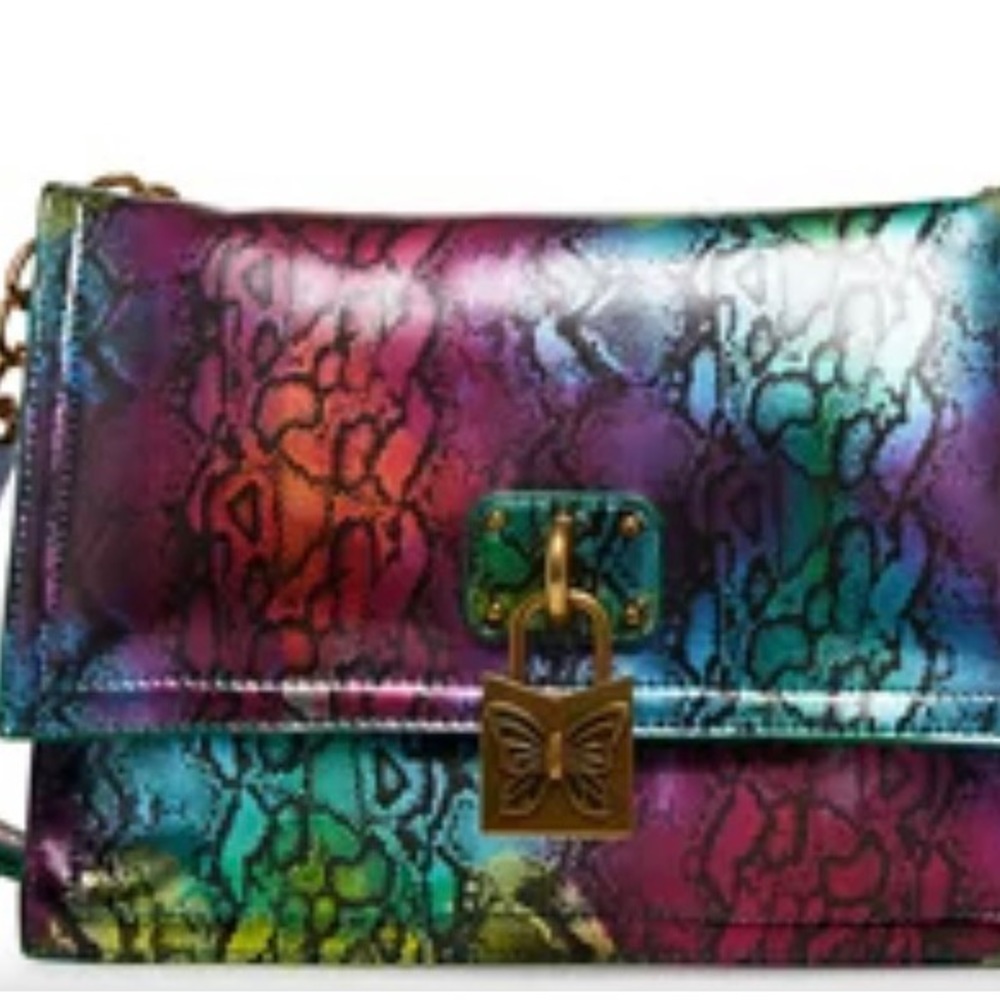 Betsy Johnson multi colored crossbody.